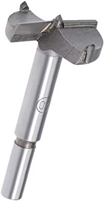 TA-VIGOR Forstner Drill Bit 40mm, Tungsten Carbide Wood Hole Saw Auger Opener for Woodworking Hinge Hole Drilling Boring Bit Cutter Gray