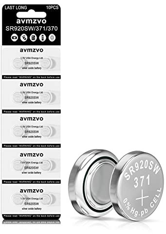 SR920SW Batteries Button Cells AG6 371 V371 1.5V Alkaline Battery 10 Piece LR920 SR920SW Button Cell【3 Years LagerGuarantee】