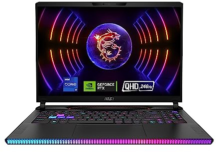 MSI Raider GE68Hx Laptop: Intel Core i9-13980HX, GeForce RTX 4070, 16 QHD+ 240Hz, 32GB DDR5, 2TB NVMe SSD, Thunderbolt 4, Cooler Boost 5, Win 11 Pro: Black 13VG-082US