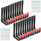 PiPaFox Lot de 20 crochets de rangement pour garage, 9 cm, crochets muraux lourds, crochets utilitaires pour vélo, chaise, échelles, tuyau, outils de jardin