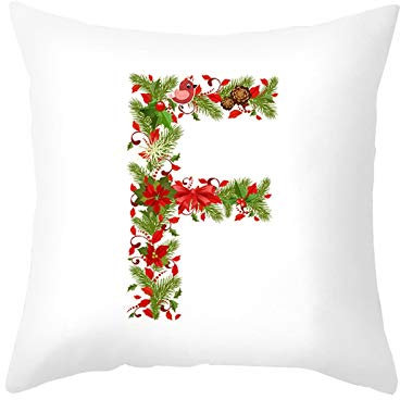 CEVAN Leinen Kissenbezüge Japan Kissenbezug Sessel Rot Grün Kissenbezüge Uni Kissenhüllee Zweig Blume Kissenbezüge Sofa Dekor 45x45 cm