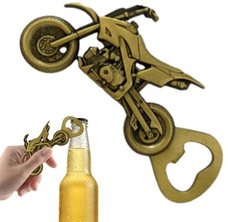 Regali per moto vintage | Apribottiglie per vino compatto per bicicletta | Apribottiglie di birra in lega di zinco, decorazione per moto vintage, gadget di birra di Natale, regali per Wobblo