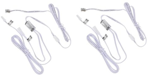 jojofuny 2 Uds Cinta Táctil LED Luz Atenuador LED Sensor De Puerta Tira De Luz Para Gabinete Tira De Sensor De Apertura De Puerta Para Para Gabinete De a