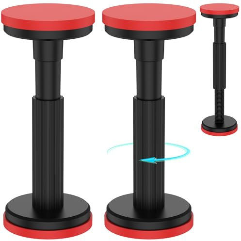 2Pcs Telescopic Support Rod 18-45cm Quick Adjustable Support Pole Extension Rod Nylon Cabinet Lifting Bracket, Supports Up to 200kg, Construction Tools for Cabinet Ceiling Door Frame Strut