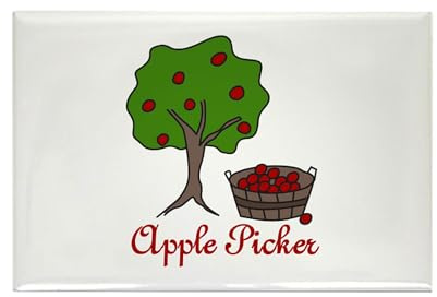 CafePress Apple Picker Magnets Rectangle Magnet (100 pack)