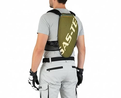 TLA Protection Dorsale SAS-TEC Niveau 2, Protection Dorsale Unisexe hoome et Femme, Gilet de Protection Dorsale pour Moto, Enduro, Motocross, Quad, Ski, MTB, Equitation, Snowboarding, L