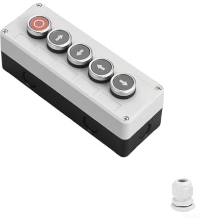 Wasserdichter Druckknopfschalter, 22 mm Durchmesser für sichere elektrische Anwendungen (3)