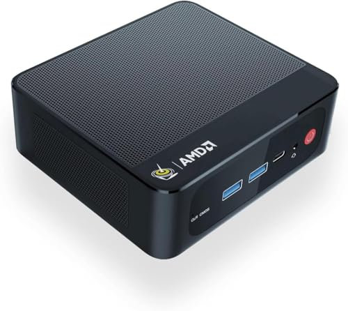 Beelink SER5 Mini PC, AMD Ryzen 5 5500U (6 core/12 thread, fino a 4,0 GHz), 16 GB di RAM DDR4, SSD M.2 NVMe da 500 GB, Mini Computer, Display Doppio 4K@60Hz HDMI DP, LAN 2.5G, WiFi6, BT5.2