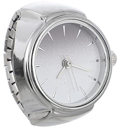 VALICLUD Ringuhr fingeruhr Watches Festivalgeschenk zinkleimverband Wrist Watch Digitaluhr für Frauen Gelegenheitsuhren für -Quarzuhr Uhr mit rundem Zinklegierung Golden