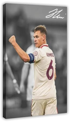 GJHTQLP Joshua Kimmich 1 Leinwand-Poster, Wandkunst, Dekordruck, Bild Gemälde für Wohnzimmer, Schlafzimmer, Dekoration, 30 x 45 cm