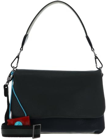 Gabs Leder Umhängetasche Angelica TG Multi Flat Bag Olive Green + Abete + Prezzemolo grün