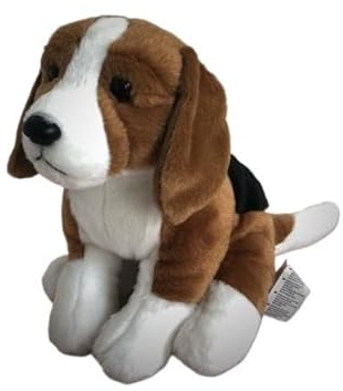 SMJWH Niedliches Beagle-Plüschtier, Kuscheltier, weiche Welpenpuppe, realistische Hundespielzeug-Simulation for, Geburtstagsgeschenk for Jungen und Mädchen