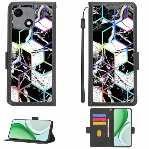 Aroepurt hülle Kompatibel Für Opel-Mobile Smart J5 Hülle Case Handyhülle Schutzhülle [Mit 9H Härte HD Schutzfolie][RFID-Blockierung][Brechungseffekt] LPT-HS