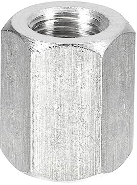 QUARKZMAN Langen Sechskantmuttern M14 x 2-Gang 30mm 304 Edelstahl | 1 Stück, Distanzmuffen Verlängerungsmutter, Metrische Sechskantstangen-Langmutter