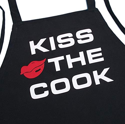 Schwarz (Black Kiss The Cook Chef Apron)