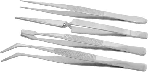 Donau Elektronik PZ54 Jeu de pinces brucelles 4 pièces