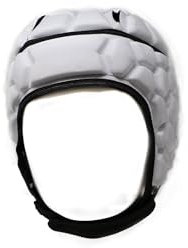 Heat PRO Rugby Helm, Spielhelm Profi, Farbe weiß (XL)