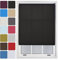 FURNISHED Blinds Window Custom Made to Measure Daylight Roller Blinds - Sheer Non-blackout Blind Opaque Fabric Shades Easy Fit Window Blinds, Black up to 60W x 165H cm