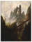 ARTLAND Wanddeko Leinwand Bilder Wandbild 60x80 cm Natur Gestein Bäume Nebel Felsenschlucht 1822/23 Romantik Caspar David Friedrich B4CB
