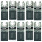 10 x 35mm TopsTools FA35B_10 Fast Fit Metal Cutting Blades Compatible with Dewalt Stanley Black and Decker Bosch Fein (Non-StarLock) Makita Milwaukee Parkside Ryobi Worx Workzone Multitool