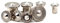8 pcs Spannstifte Center Point Set Holz-Craft Klemme Stahl Werkzeuge