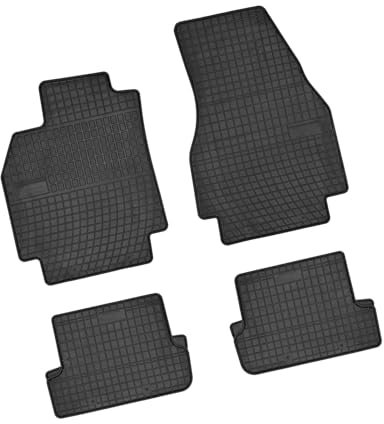 Bär-AfC RE03244 Gummimatten Auto Fußmatten Schwarz, Erhöhter Rand, Set 4-teilig, Passgenau für Renault Megane 2 Typ M Baujahr 2002 bis 2009 3,- 5-TRG. & Kombi (Grandtour)
