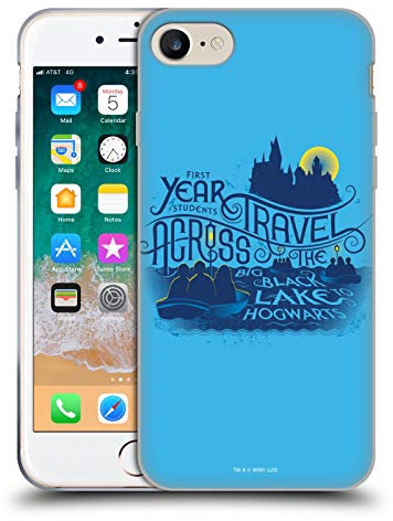 Head Case Designs Offizielle Harry Potter Big Black Lake Deathly Hallows XVIII Gelhülle [Militärischer Schutzgrad] Kompatibel Mit Apple iPhone 7/8 / SE 2020 & 2022 Und Kompatibel Mit MagSafe