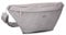 Damen Hip Bag Mademoiselle MH80 Bauchtasche 40 cm 3 Liter aus hochwertigem Kunstleder, Crossbody Bag wasserabweisend, 3-in-1 Bequeme Brusttasche, Gürteltasche & Hüfttasche (Canvas-Grey)