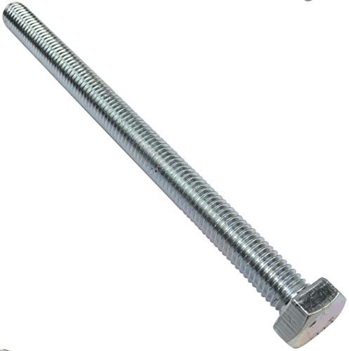 AERZETIX - C47338 - Lot de 10 pièce - Boulons M8x110 - à tête Hexagonale - Ø8x110mm - Classe 8.8 - en Acier Zingué