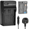 DSTE EN-EL3E ENEL3E (2200mAh/7.4V) Battery and Charger Kit Compatible with Nikon D30 D50 D70 D80 D90 D100 D200 D300 D300S D700