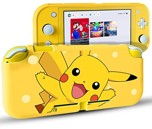Xcitifun Schutzhülle für Nintendo Switch Lite Switch Lite, TPU-Hüllen für Mädchen und Jungen, Kinder, niedliche Kawaii-Schutzhülle, kompatibel mit Nintendo Switch Lite Controller, Tragetasche –