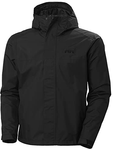 Helly Hansen Mens Sirdal Protection Rain Jacket, Black, L EU