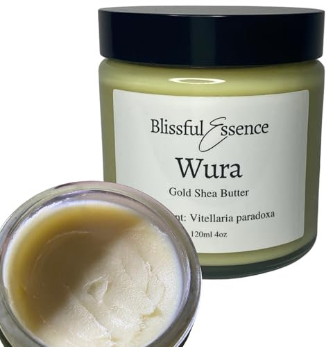 Pure Shea Butter - 100% Fresh Raw Unrefined Shea Butter, Skin/Hair/Nail/Lip Food for Healing and Moisturising| Vegan and Ethically Sourced, Glass Jar 225g| Packaged in the UK