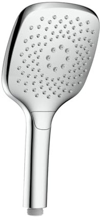 Primaster Handbrause 3 Strahlarten Water Flow quadratisch chrom wassersparend Handbrause