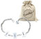 Pulsera con niños grabados - Nanaleja - Pulsera con nombres de niños grabados - Bañado todo en plata - Regalo para mamá - pulsera para las madres (Con 3 niños/as grabados)