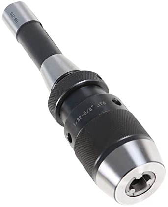 Timunr 1/32-5/8 R8 Keyless Drill Chuck Heavy Duty Self-tightening Drill Chuck Fit for CNC Lathe Milling Drill Machine