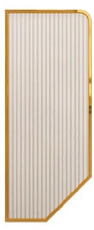 PROUH Urinal-trennwand Für Öffentliche Toiletten,an Der Wand Befestigtes Männer-Urinal-sichtschutz-wc-trennwand,Raumwandteiler, Dekorative Trennwand, Urinal-Sichtschutztrennwand (Gold 1 Piece)