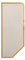 PROUH Urinal-trennwand Für Öffentliche Toiletten,an Der Wand Befestigtes Männer-Urinal-sichtschutz-wc-trennwand,Raumwandteiler, Dekorative Trennwand, Urinal-Sichtschutztrennwand (Gold 1 Piece)