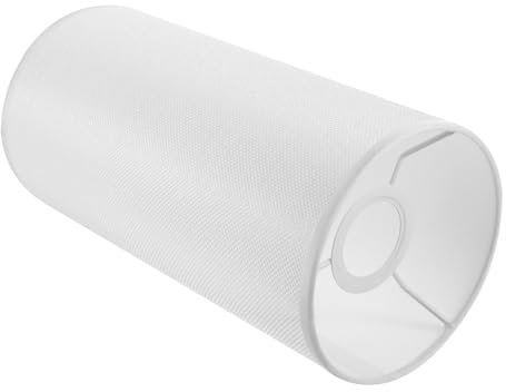 HEMOTON Pantalla De LáMpara De Mesa De Lino De 11 Pulgadas De Altura Para Bombilla E27 Difusor De Luz Suave Para DecoracióN De Hogar En Sala De Estar Y Dormitorio