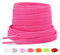 Stepace 2 Pares - Cordones Planos Para Zapatos, 8mm de Ancho, Cordones Premium de Reemplazo para Zapatillas, Atletismo, Zapatos Casuales Rosa Neón 130cm