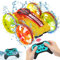 Ltteaoy Voiture Télécommandée Tout Terrain, 4WD 360°Rotation 2.4GHz RC Voiture Tout Terrain Etanche, Stunt Car Offroad Jouet Véhicule Enfants Garçon Cadeau d'anniversaire de Noël Fille 3-12 Ans(Jaune)