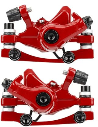 TREFAN Electric Scooter Brake Caliper, Mechanical Right Disc Brakes Front and Rear Aluminium Alloy for Dualtron Zero 10X Replacement Parts (Before and After)