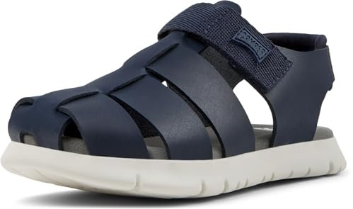 Camper Oruga K800242 T-Strap Sandal, Navy 029, 37 EU