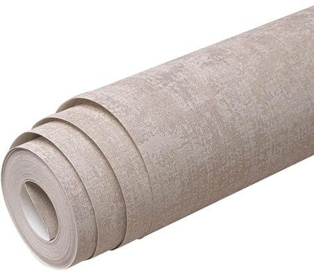 Zementbetontapete | Betonpapier | Selbstklebendes Tapetenpapier | Stilvolle wasserdichte Wandverkleidung für moderne Innenräume, einfache Anwendung, Vliesstoff für Privathaushalte und Unternehmen