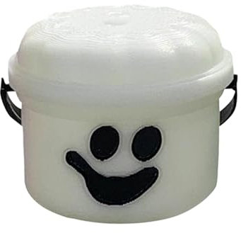 Secchiello dolce o per caramelle di Halloween | Cestino per caramelle con manico - Borsa per snack cestino per bambini, sacchetti per caramelle con coperchio rimovibile e manico per Halloween