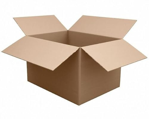 VEPATIM 6 Faltkarton 800x600x(300)-500mm (Außenmaß) mit variabler Höhe 2-wellig GLS DPD braun