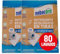 Detergente en Tiras para Lavadora. Ecológico, Concentrado y Vegano. 80 lavados en pack 2 Cajas de 40.