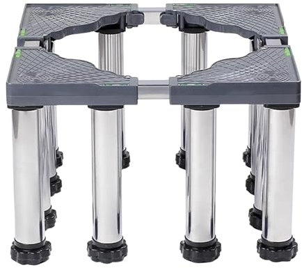 HACSYP Machine à Laver multifonctionnelle à Base Mobile réglable, avec 12 Pieds Solides, Longueur/Largeur réglable 45-70 cm, for sèche-Linge et cuisinières(24-27cm)