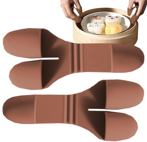 Cooking Pinch Mitts - Heat Protection Cooking Gloves, Small Kitchen Heat Mitts For Air Fryer | tiny Silicone Baking Gloves, Heat Resistant Anti-Slip Finger Protectors For Frying, Grilling, And Baking