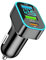 Caricabatteria Auto USB C, 66W Accendisigari Adattatore QC3.0+PD +2.4A USB, con Voltmetro LED, Compatibile con Phone Plus Pro Max, Galaxy S24/23, Xiaomi, Tablet